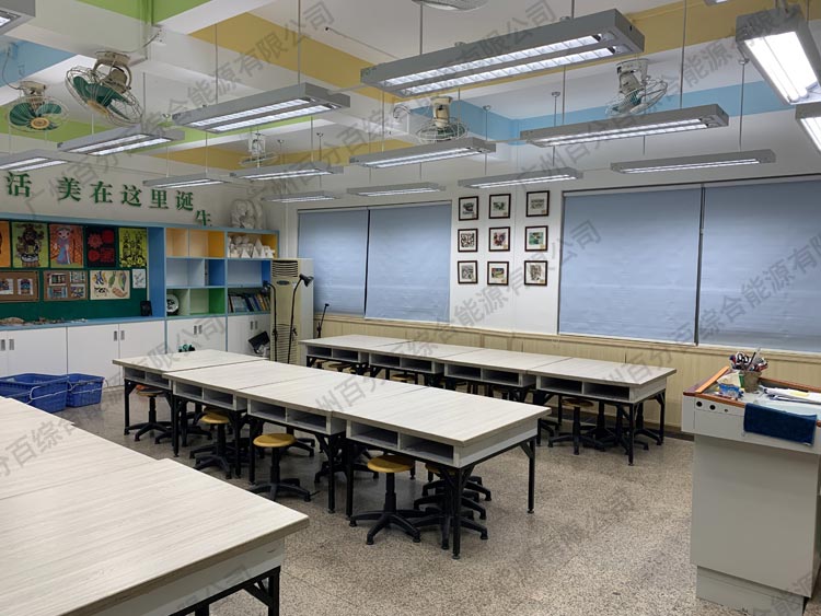 瑤台小學教室護眼燈光升級改造工程-1